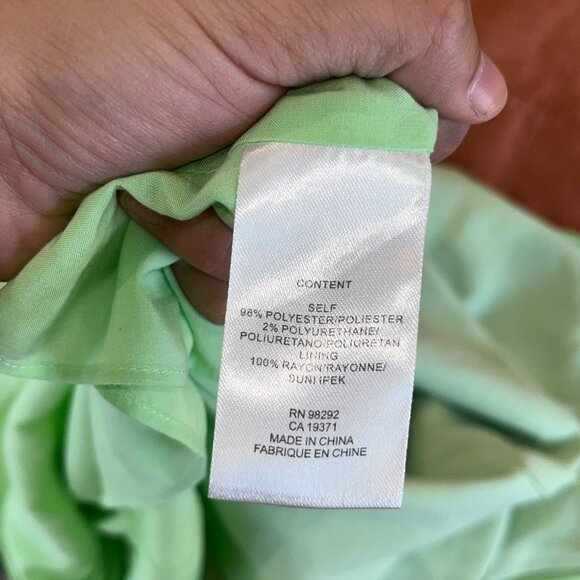 `tibi tie neck shift dres mint Green Size. 6 - Picture 8 of 9